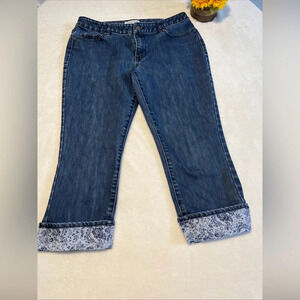 Coldwater Creek natural fit women’s size 10 capri